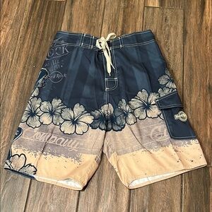 🏊‍♀️ LN Hard Rock brand men’s unlined board shorts